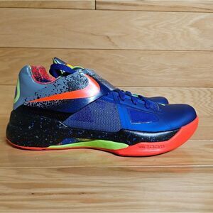 Nike Kevin Durant KD IV 4 Nerf Concord Blue Crimson Red Size 8.5 FQ8180-400